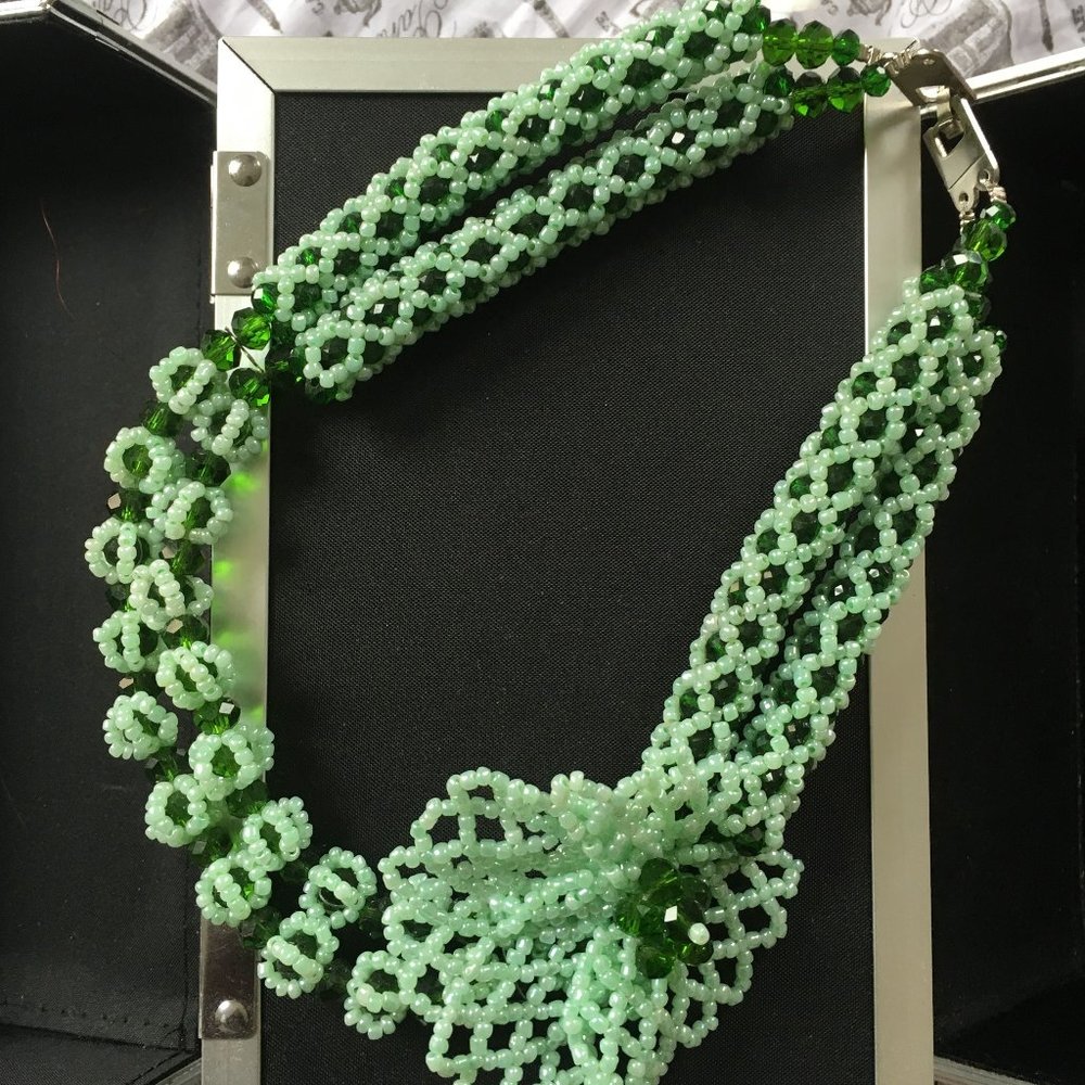 Handmade Flower-Designed Jewelry Set